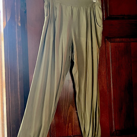 American Eagle Olive Green Pants - Picture 1 of 3